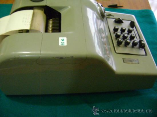 Antig&uuml;edades: Calculadora mec&aacute;nica Hispano Olivetti en - Foto 2