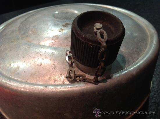 Antig&uuml;edades: CANTIMPLORA BOTELLA ENVAS&Eacute; ANTIGUO DE ALUMINIO 2litros m&aacute;s o menos - Foto 2