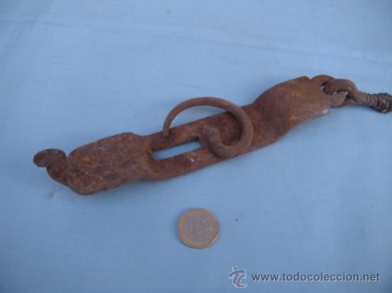 Antig&uuml;edades: ANTIGUO PESTILLO DE FORJA - Foto 3