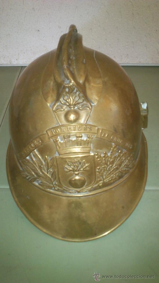 Antig&uuml;edades: Casco de bombero.