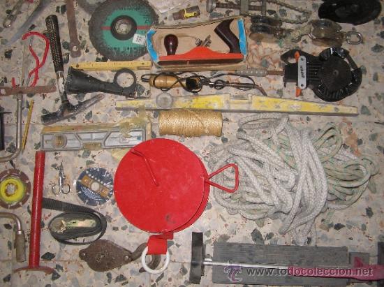 Antig&uuml;edades: Lote de antiguas herramientas de usos varios - Foto 2