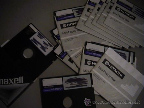 Antigüedades: lote de 16 floppy disk hitachi 5 1/4 - Foto 4 - 36817634