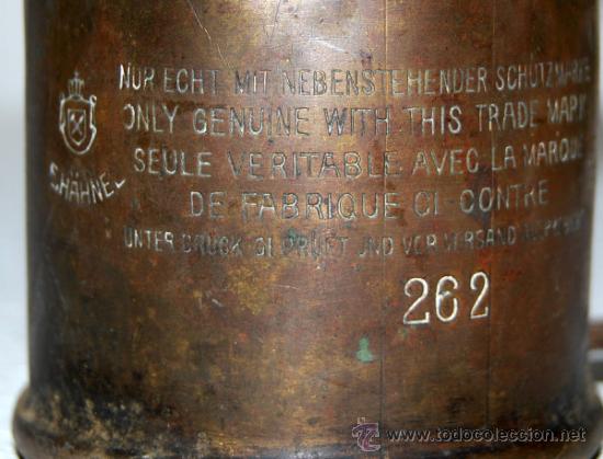 Antig&uuml;edades: Soplete antiguo, marca Hahnel, numero 262 - Foto 5