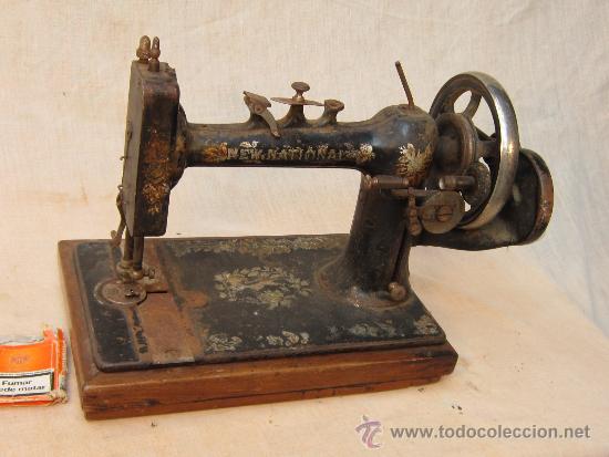 Antig&uuml;edades: MAQUINA DE COSER NEW NATIONAL - Foto 5