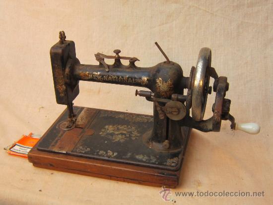 Antig&uuml;edades: MAQUINA DE COSER NEW NATIONAL - Foto 6