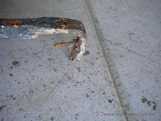 Antig&uuml;edades: antigua reja hierro 82x51 - Foto 4