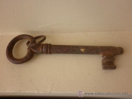 Antig&uuml;edades: LLAVE DE FORJA 16,5 CM DE LARGO - Foto 1