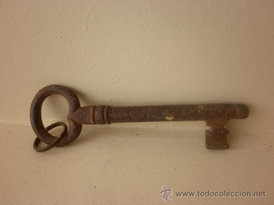 Antig&uuml;edades: LLAVE DE FORJA 16,5 CM DE LARGO - Foto 2