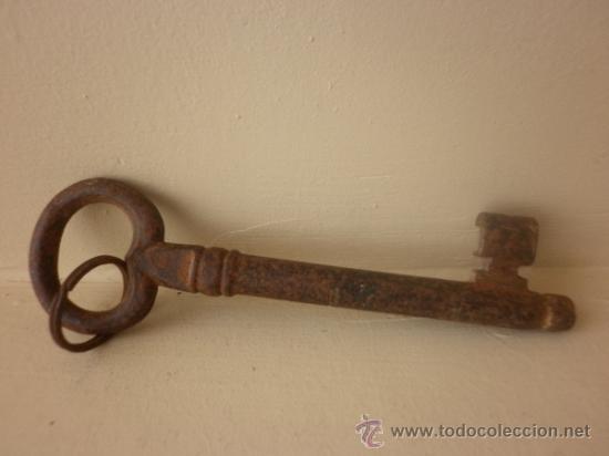 Antig&uuml;edades: LLAVE DE FORJA 16,5 CM DE LARGO - Foto 3
