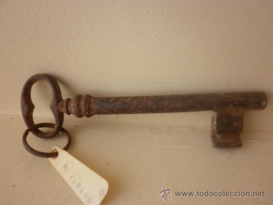 Antig&uuml;edades: LLAVE DE FORJA DE 15,5 CM DE LARGO - Foto 4