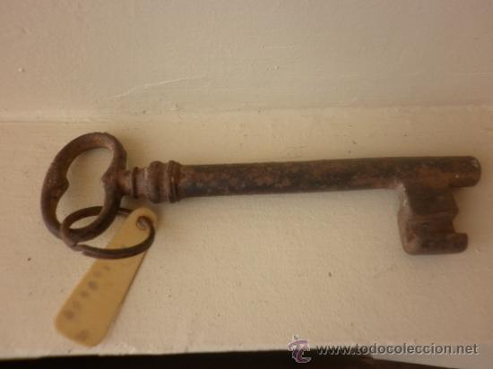 Antig&uuml;edades: LLAVE DE FORJA DE 15,5 CM DE LARGO - Foto 2
