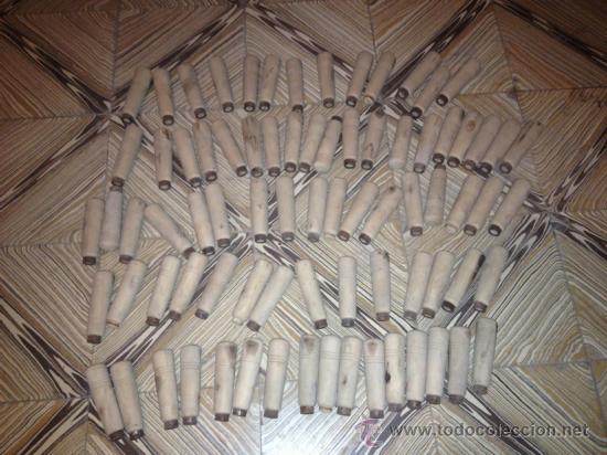 Antig&uuml;edades: GRAN LOTE DE MANGOS DE MADERA PARA HERRAMIENTAS. - Foto 1