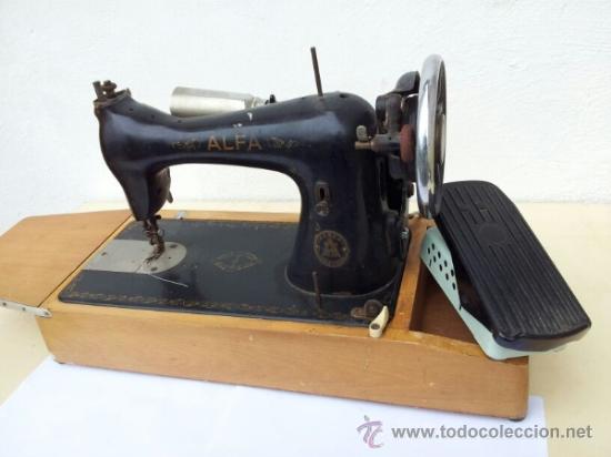 Milanuncios - Máquina de coser Alfa con pedal eléctric