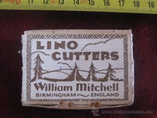 Antig&uuml;edades: CAJA LINO CUTTERS WILLIAM MITCHELL - BIRMIGHAN - Foto 1