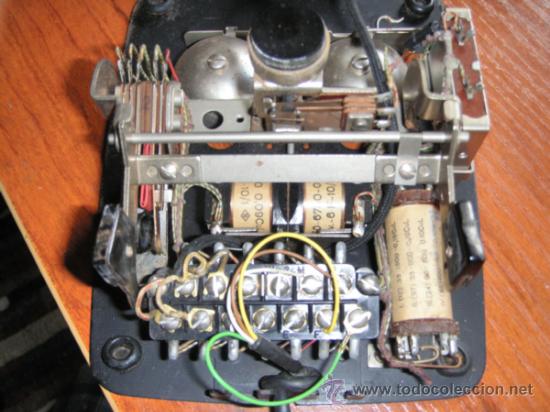 Tel&eacute;fonos: TELEFONO ALEMAN BAQUELITA FUNCIONA. INTERRUPTOR DE CORTE EN EL AURICULAR - Foto 7