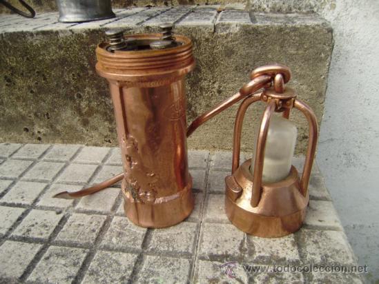 Antig&uuml;edades: LAMPARA DE MINA ELECTRICA.TUDOR. - Foto 2