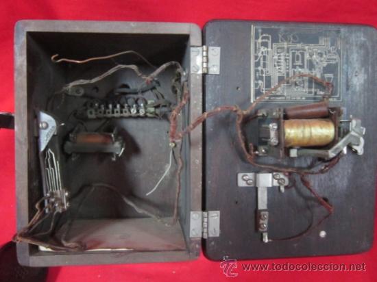 Tel&eacute;fonos: Antiguo tel&eacute;fono de pared para restaurar. - Foto 4