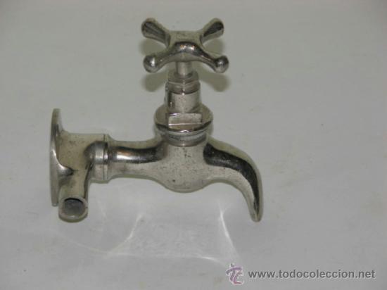 Antig&uuml;edades: ANTIGUO GRIFO NIQUELADO - Foto 1