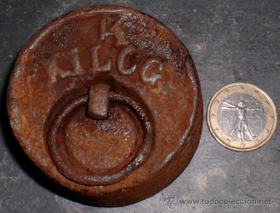 Antig&uuml;edades: Peso,pesa de medio kilo - Foto 1