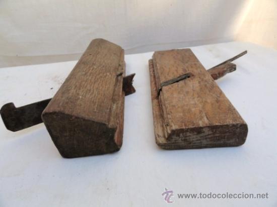 Antig&uuml;edades: LOTE DE 2 ANTIGUAS HERRAMIENTAS DE CARPINTERO. - Foto 3