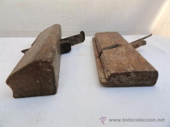 Antig&uuml;edades: LOTE DE 2 ANTIGUAS HERRAMIENTAS DE CARPINTERO. - Foto 4