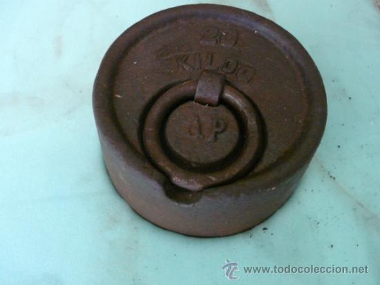 Antig&uuml;edades: PESA DE 20 KG - Foto 2