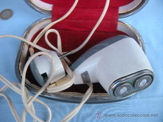 Antig&uuml;edades: M&Aacute;QUINA DE AFEITAR PHILIPS CON ESTUCHE - Foto 1