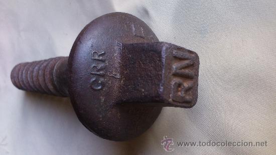 Antig&uuml;edades: TORNILLO ANTIGUO VIA FERREA - Foto 2