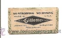 Antig&uuml;edades: HOJA DE AFEITAR GILLETTE MADE IN USA - Foto 2