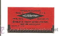 Antig&uuml;edades: HOJA DE AFEITAR GILLETTE THIN BLADE - Foto 2