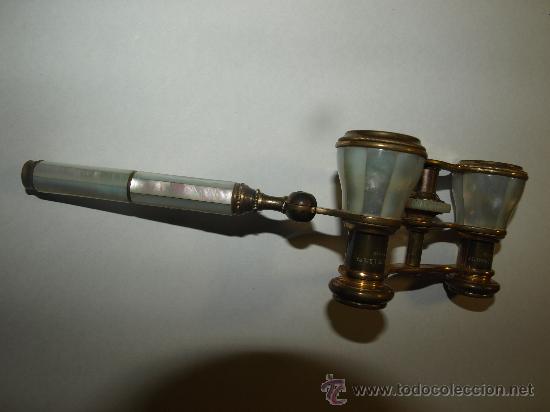Antig&uuml;edades: prismaticos antiguos de opera - Foto 2