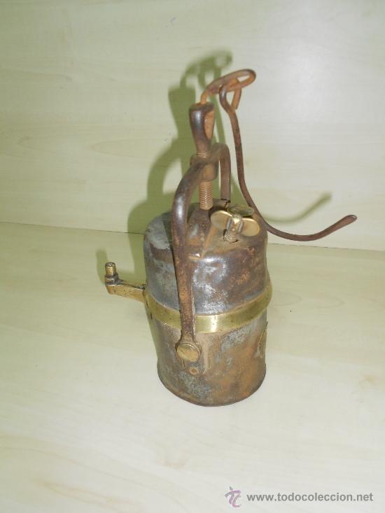 Antig&uuml;edades: LAMPARA MINERA - Foto 3