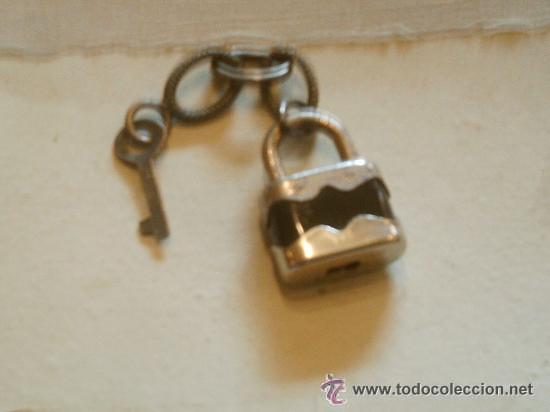 Antig&uuml;edades: CANDADO DE HIERRO ANTIGUO FUNCIONANDO - Foto 3