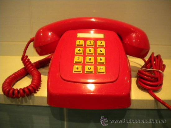 Tel&eacute;fonos: Tel&eacute;fono Heraldo los primeros en botonera rojo - Foto 1