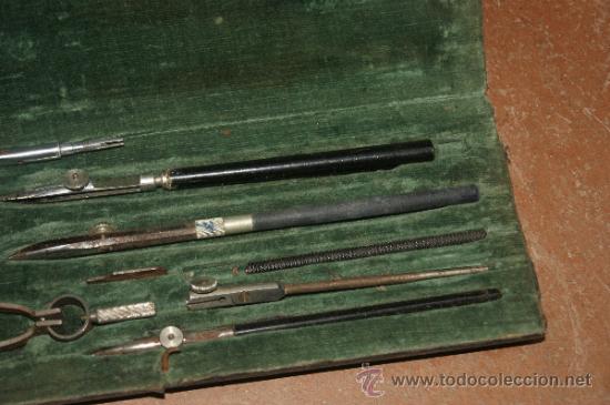Antig&uuml;edades: Antiguo compas con su caja - Foto 3