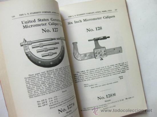Antig&uuml;edades: CATALOGO DE HERRAMIENTAS STARRETT NUMERO 21 - 1916 - Foto 3