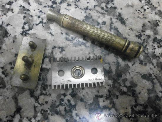 Antig&uuml;edades: MAQUINA DE AFEITAR MARCA  GILLETTE - Foto 2