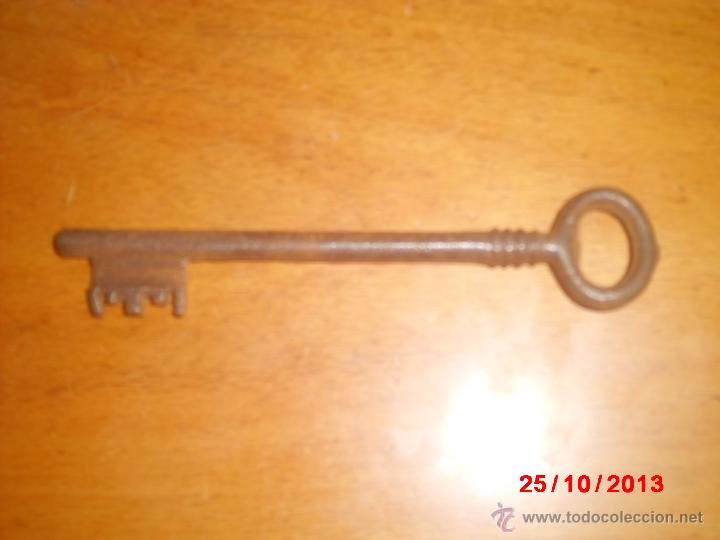 Antig&uuml;edades: RARISIMA LLAVE DE HIERRO ANTIGUA - Foto 1