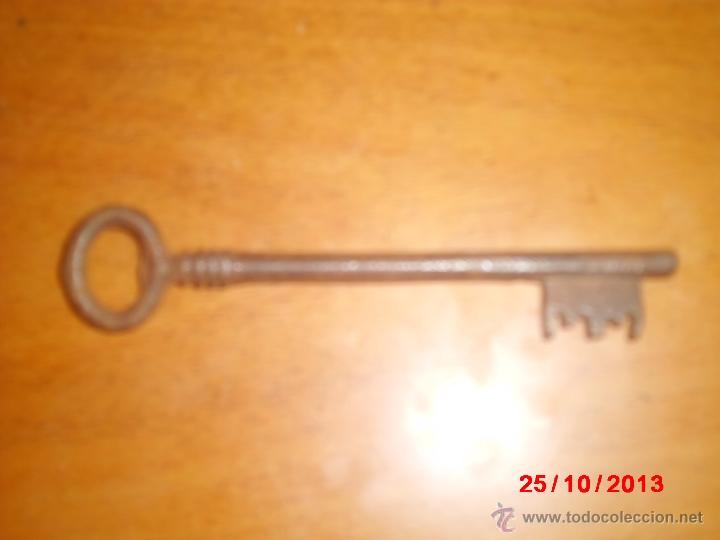 Antig&uuml;edades: RARISIMA LLAVE DE HIERRO ANTIGUA - Foto 3