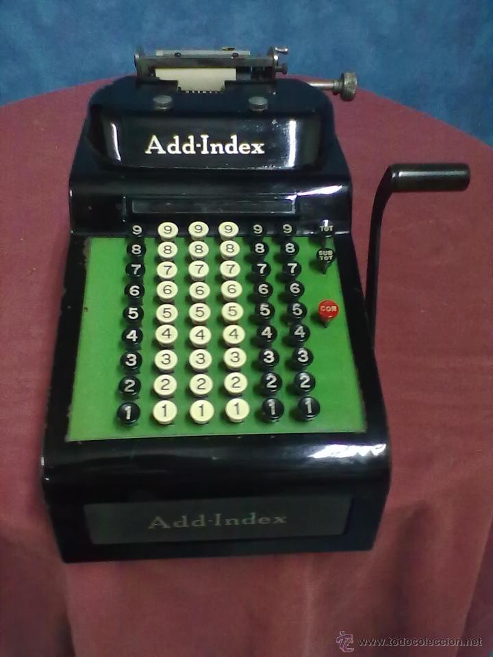 Antig&uuml;edades: SUMADORA ALLEN-PORTABLE ADD-INDEX - Foto 1