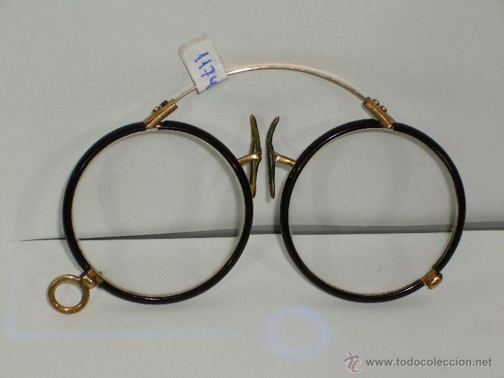 Antig&uuml;edades: ANTIGUA GAFA DE ORO DEL SIGLO XIX - Foto 2