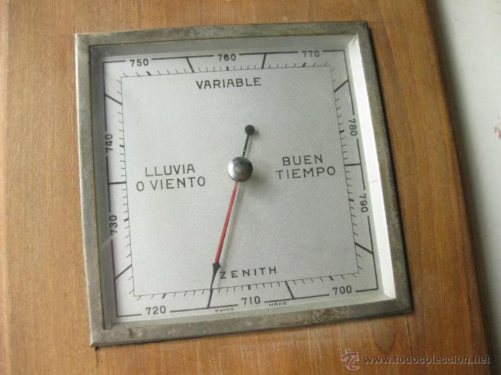 Antig&uuml;edades: ANTIGUO BAROMETRO MARCA ZENITH - Foto 2