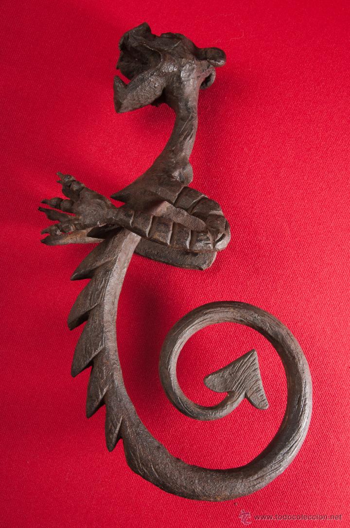Antig&uuml;edades: DRAGON DE HIERRO FORJADO - Foto 5