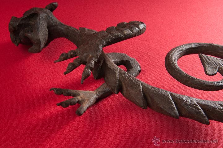 Antig&uuml;edades: DRAGON DE HIERRO FORJADO - Foto 6