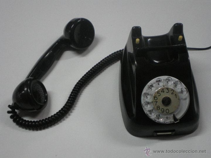 Tel&eacute;fonos: Tel&eacute;fono antiguo alem&aacute;n Telefon Fabrik - Foto 2