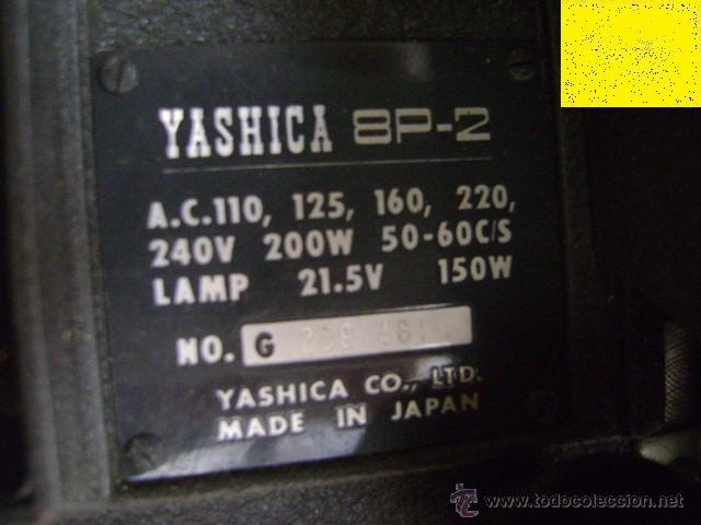 Antig&uuml;edades: Proyector Yashica 8 P-2 (Japan) funcionando - Foto 11