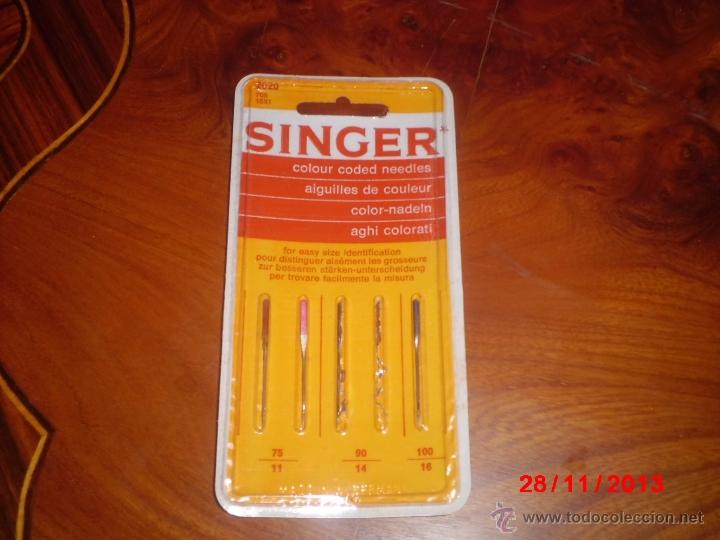 Antig&uuml;edades: PAQUETE DE AGUJAS SINGER - Foto 1