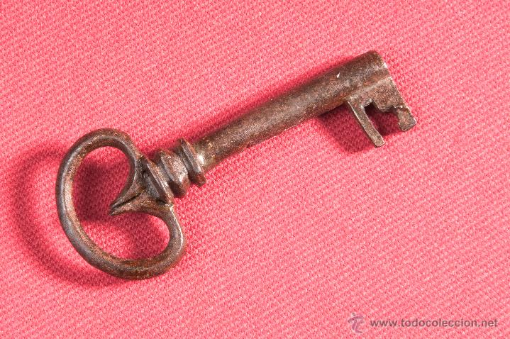 Antig&uuml;edades: LLAVE DE HIERRO FORJADO SIGLO XIX - Foto 1