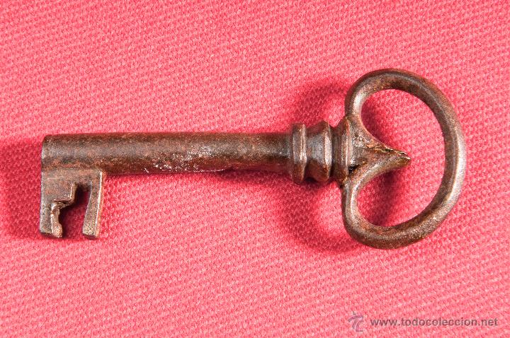 Antig&uuml;edades: LLAVE DE HIERRO FORJADO SIGLO XIX - Foto 2