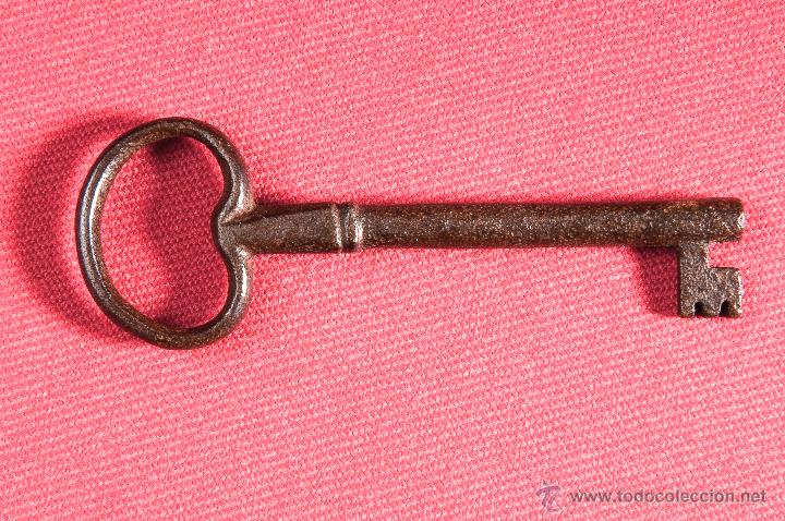 Antig&uuml;edades: LLAVE DE HIERRO FORJADO SIGLO XIX - Foto 1